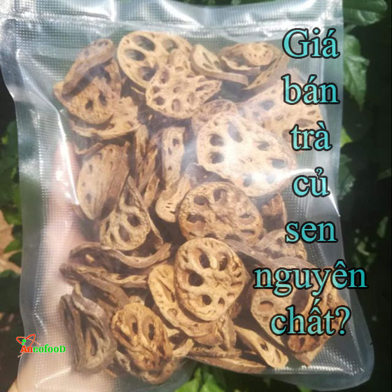 Giá bán trà củ sen nguyên chất? 